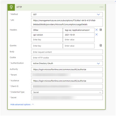Azure API Example Cost Model 的图像结果