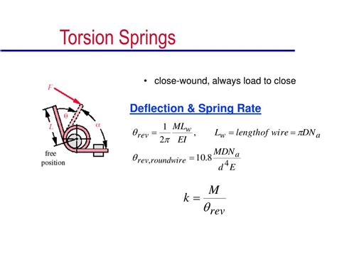 Image result for Torque Spring Stiffness
