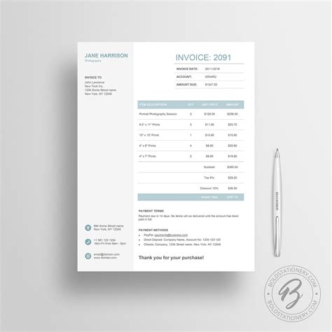 Invoice Example 的图像结果