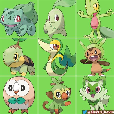 Grass type pokemon online