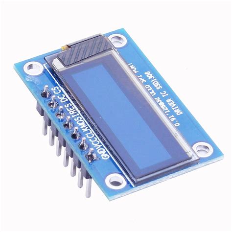 HiLetgo 0.91" SPI OLED LCD Display 128x32 SSD1306 3.3V/5V AVR PIC for ...