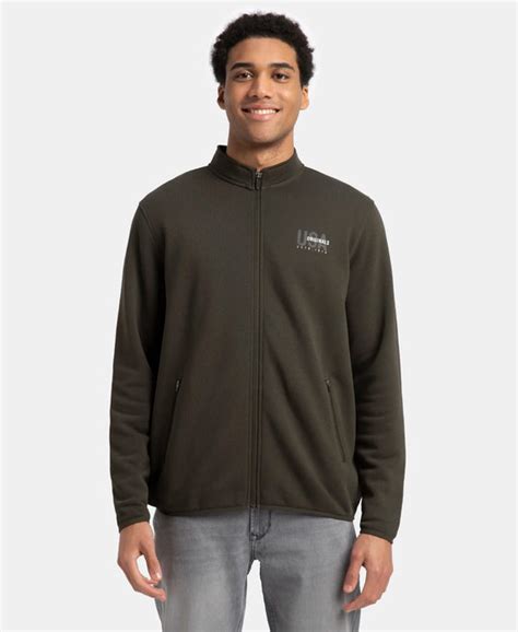 Buy Super Combed Cotton Rich Fleece Jacket with StayWarm Technology ...
