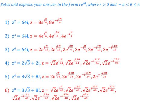 Advanced Higher Maths Nth Root Complex Numbers 的图像结果