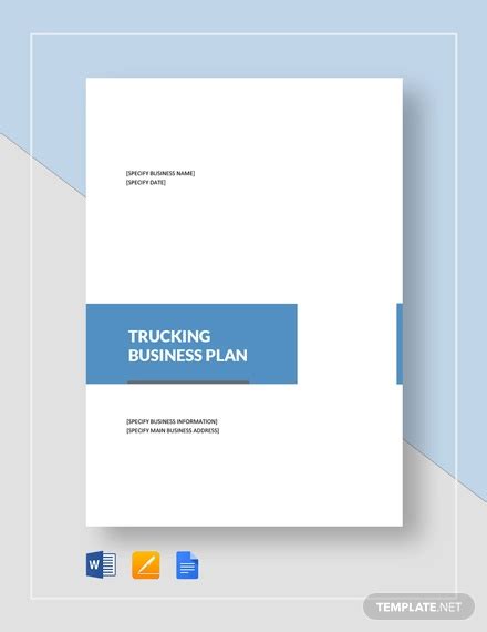 Trucking Company Business Plan 的图像结果