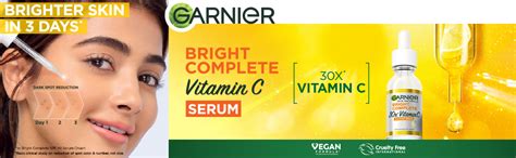 Garnier Vitamin C + Face Serum for Skin Brightening & Anti-Dark Spots ...