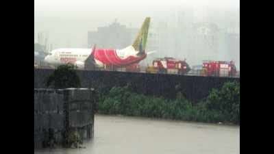 Air India Express aircraft overshoots ‘slippery’ runway by 10ft, no one ...