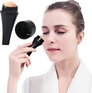 Florisca Oil-Absorbing Volcanic Stone Face Roller, Reusable Facial ...