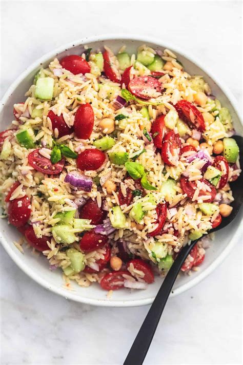 Best Italian Orzo Salad | Creme De La Crumb