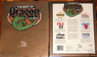 Buy Best of Dragon Magazine Games [BOX SET] Online at Low Prices in ...