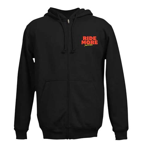 Ride More Park Less" Zipped Hoodie - Express Your Adventurous Spirit ...
