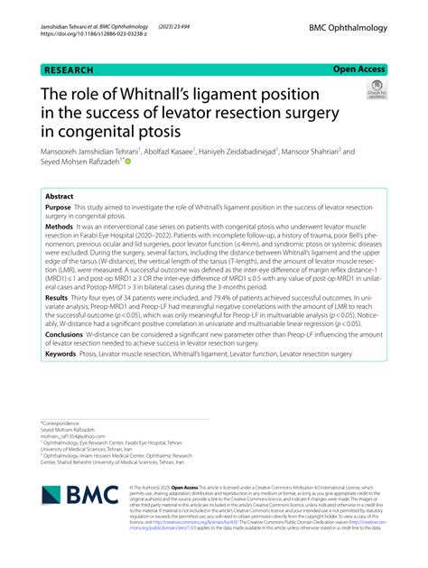 Image result for Levator Resection Surgery