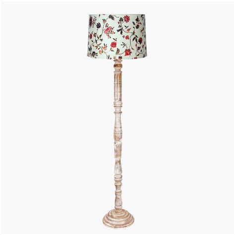 Buy HOMESAKE Wooden Floor Lamp from Homesake at just INR 7200.0