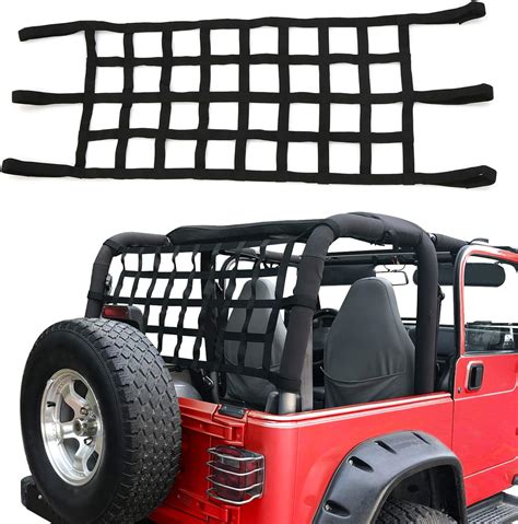 Buy Cargo Net Roof Net Extra Storage Fit for Wrangler TJ JK JL 1997 ...