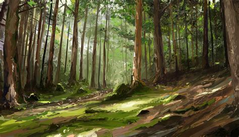 forest drawing reference