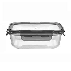 Buy 1000ml Glass Containers with Lids, Lunch Boxes for Office Microwave ...