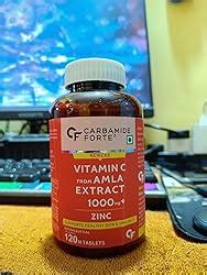 Carbamide Forte Natural Vitamin C Amla Extract With Zinc For Immunity ...