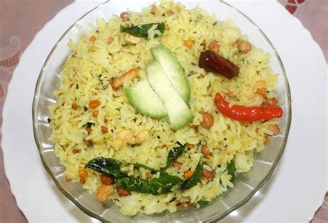 Mango Pulihora Recipe | Mango Rice Recipe - MUMMY RECIPES