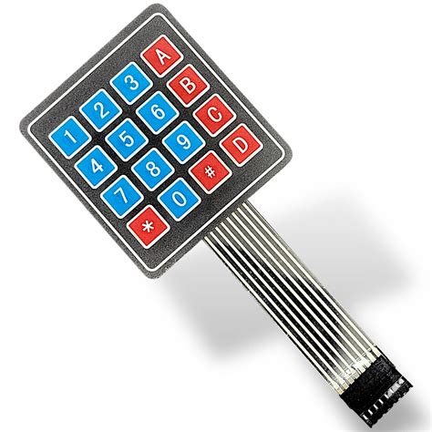 4x4 Matrix Membrane Type Keypad - 16 Keys – Harish Projects