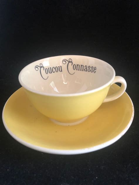 Insult Teacups Coucou Connasse Funny Rude Insult French - Etsy