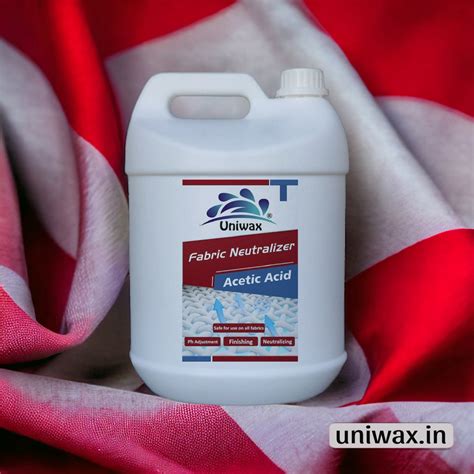Fabric neutralizer Acetic acid color safe
