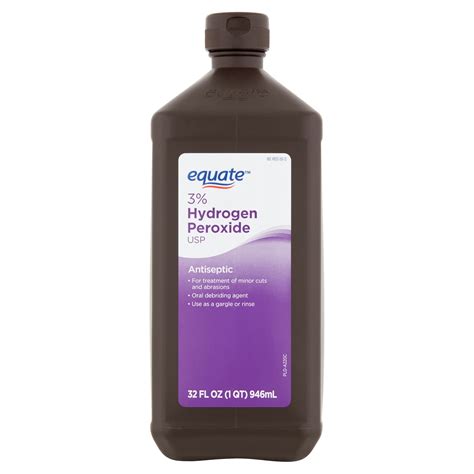 Equate 3% Hydrogen Peroxide Liquid USP Antiseptic, 32 fl oz HSA/FSA ...