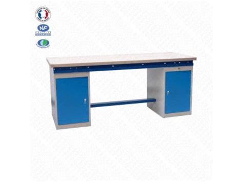 Etabli avec 2 caissons pied coffre Armabo - ML2 | Contact ARMABO