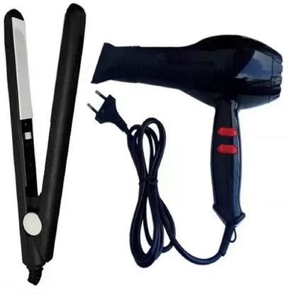 CK INDIA Professional Hair Dryer 1500 Watts and Mini Hair Straightener ...