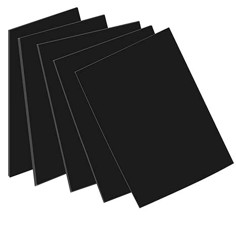 Singhal Black HDPE Sheet 6 MM Pack of 10 - Durable, Versatile & Weather ...