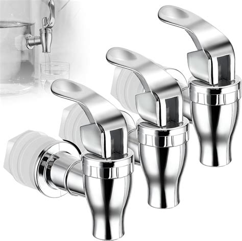 Amazon.com | Prasacco Spigot for Beverage Dispenser, 3 Pcs Glass Drink ...