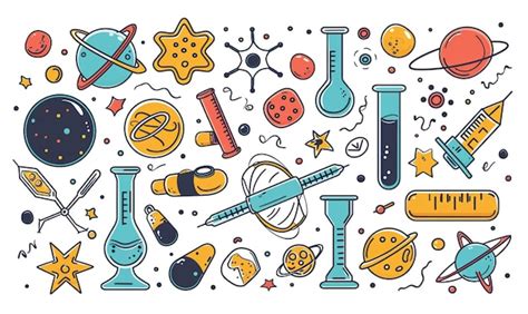 Cute Science Pattern 的图像结果