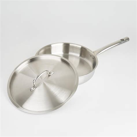 Buy Valeria Carin Stainless Steel Saute Pan with Lid - 2.5L from Home ...