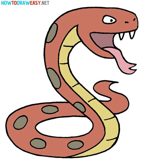 Snake How to Draw | Snake drawing, Easy drawings, Drawings