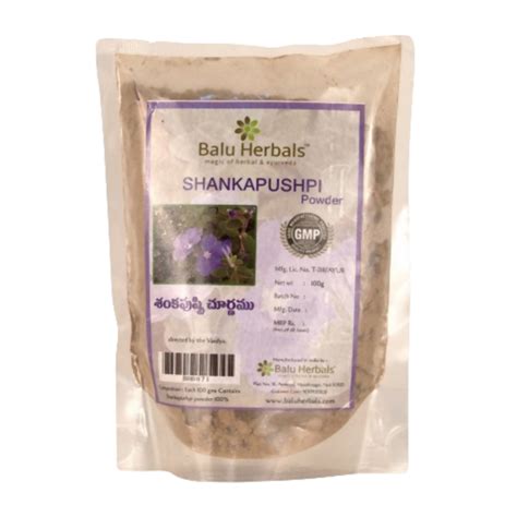 Buy Balu Herbals Shankapushpi Powder Online at Best Price | Distacart