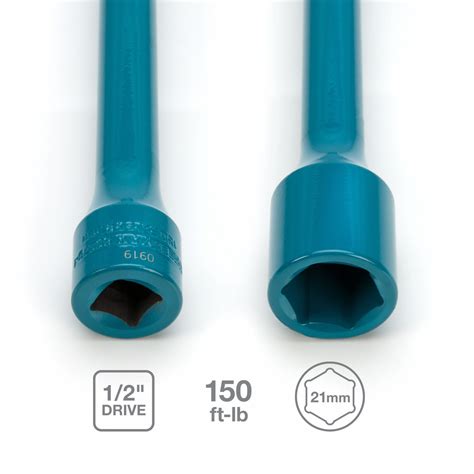 STEELMAN Torque Stick Extension: Impact Wrenches, Alloy Steel, Extension, 150 ft-lb Working ...