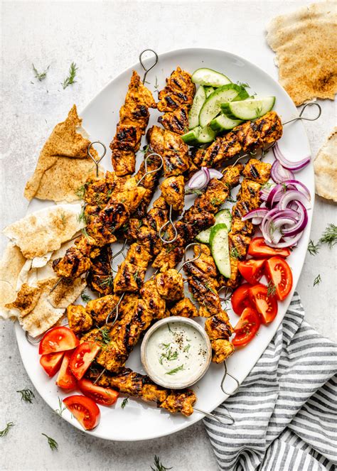 Grilled Chicken Shawarma Kebabs | Gimme Delicious