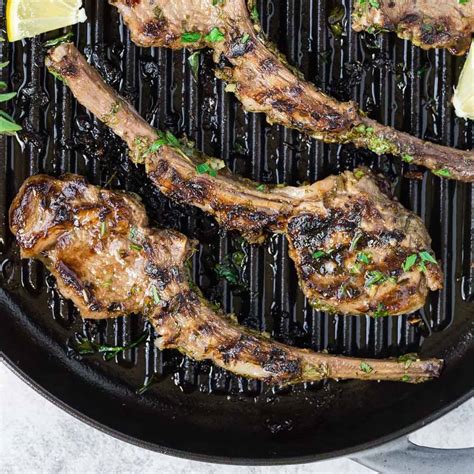 Marinated Lamb Chops with Garlic and Herbs - Rachel Cooks®