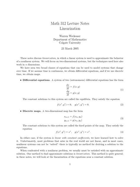 Image result for Feedback Linearization Lecture Notes