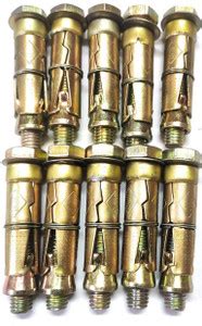 Tunir Anchor Fastenrs for brick wall size (10 MM x 50 MM) Wedge Anchor ...