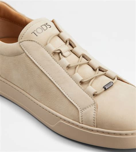 Man BEIGE Sneakers in Nubuck XXM04L0JF406RN6C600 | Tods