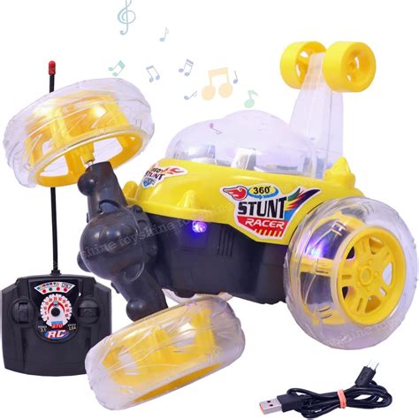 Toyshine Remote Control Stunt Car | RC Stunt Vehicle 360°Rotating ...