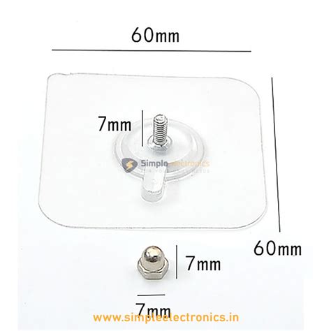 Wall Hook Nut Bolt Type – Adhesive, Waterproof | Simple Electronics