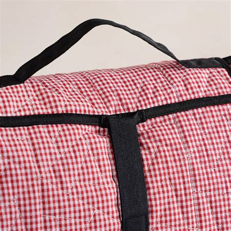 Checkered Red and White Foldable Picnic Mat 84x60 Inch Online - Premium ...