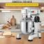 VEVOR 1100 W Commercial Food Mixer Stainless Steel 30-Quart Commercial ...