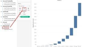 Image result for Tableau Stacked Waterfall Using 2 Measures