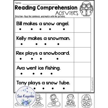 December Reading Worksheet 的图像结果