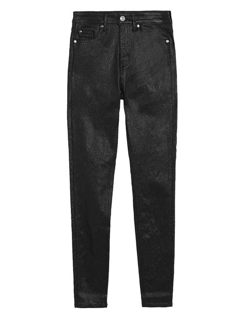 Buy Ivy Shimmer High Waisted Skinny Jeans at Marks & Spencer