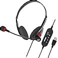 Metaind USB Headphone with Noise-Canceling Mic | Ideal for Teams, Zoom ...