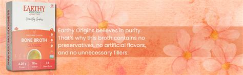 Earthy Origins Grass-Fed Goat Bone Broth - Instant Mix, Natural ...