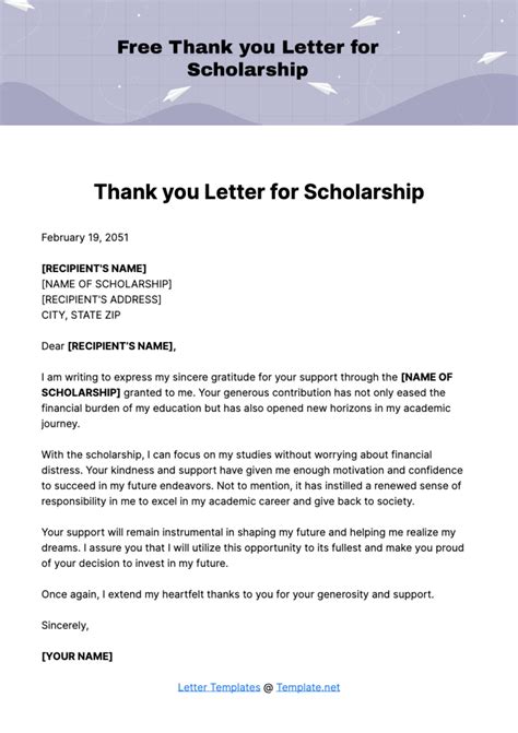 FREE Scholarship Templates & Examples - Edit Online & Download ...