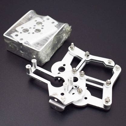 2 DOF Aluminium Robot Arm Clamp Claw Mount kit – REES52